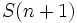 S(n+1)\, 