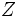 Z \,