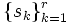 \{s_k\}_{k=1}^r