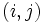(i,j)\,