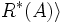 R^*(A) \rangle
