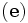 \mathbf{(e)}\, 