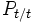 P_{t/t}\, 