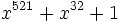 x^{521}+x^{32}+1 \,
