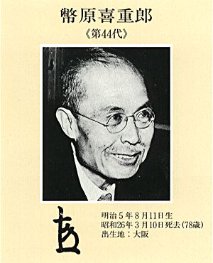 幣原喜重郎
