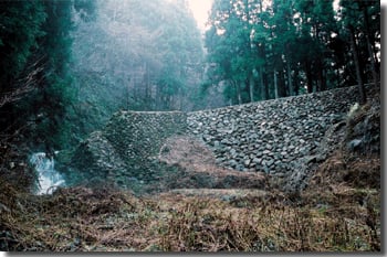 アカタン砂防奥の東堰堤