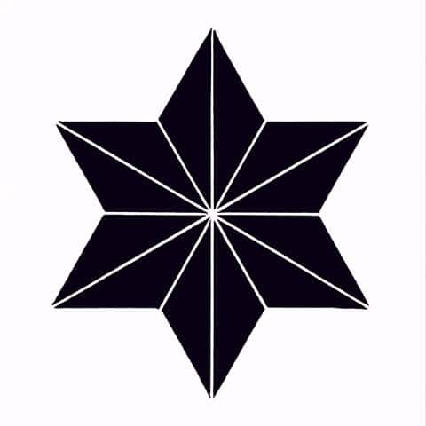 麻の葉の画像
