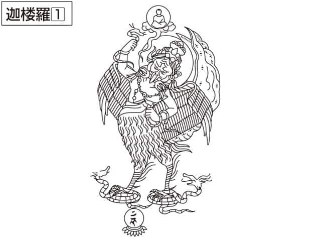 迦楼羅の画像