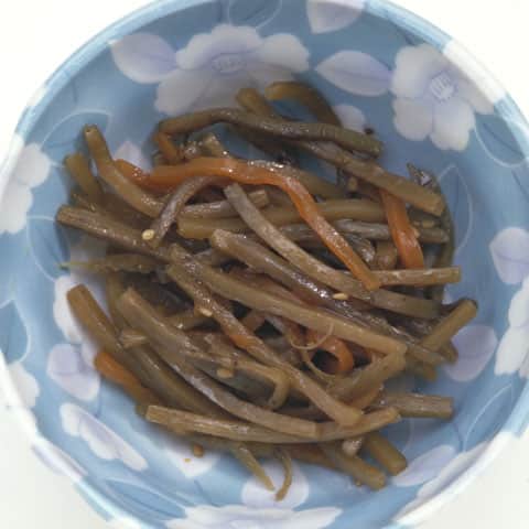 金平牛蒡の画像