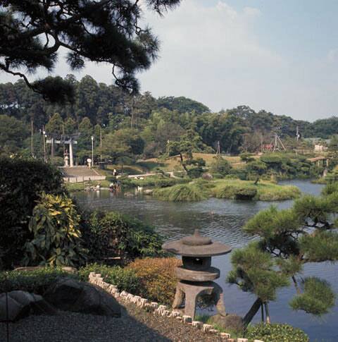 水前寺公園の画像