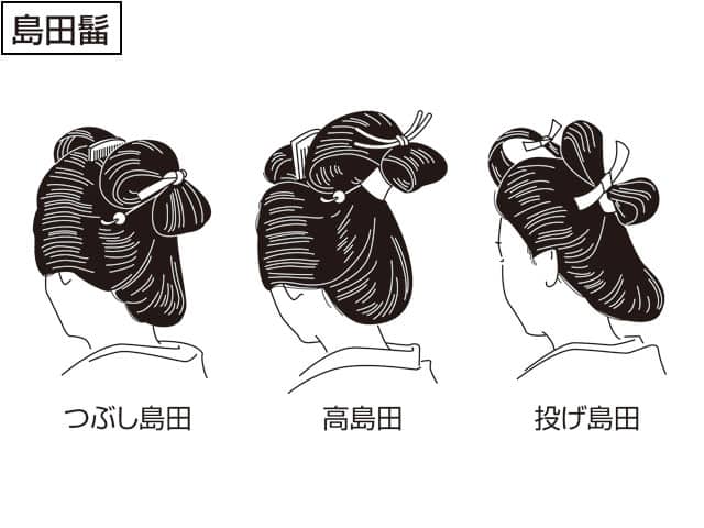 島田髷の画像