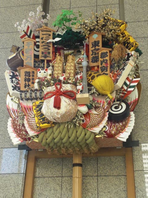 熊手の画像