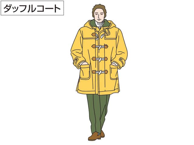 ダッフル‐コートの画像