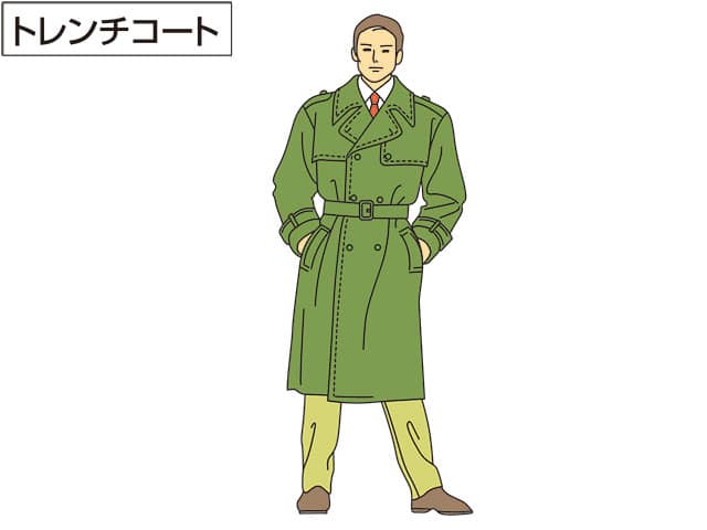 トレンチ‐コートの画像