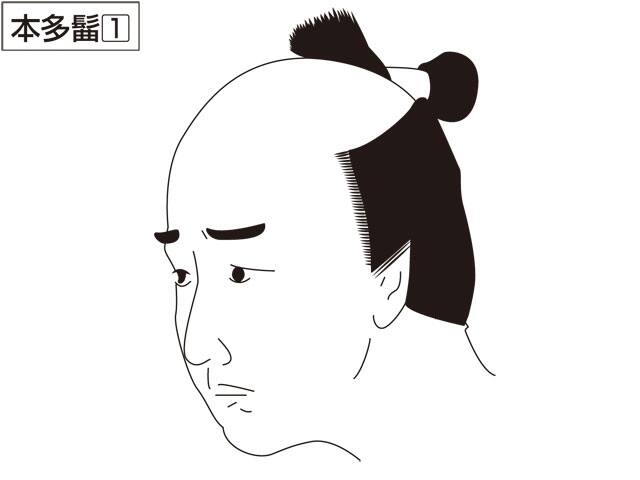 本多髷の画像
