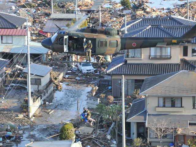 災害派遣の画像