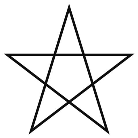 五芒星の画像