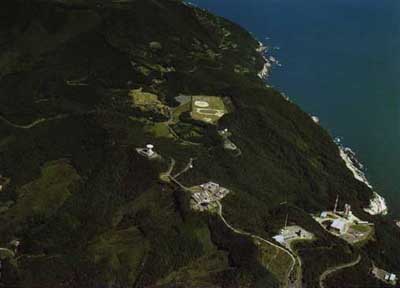 鹿児島県内之浦にある宇宙空間観測所。1970年2月、わが国初の人工衛星「おおすみ」が打ち上げられていました。