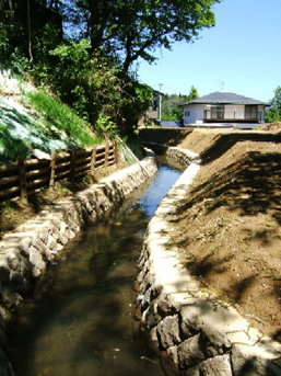 照井堰用水