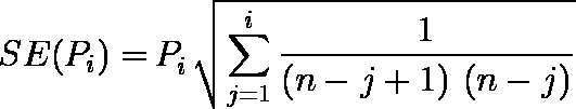 Kaplan - Meier 法による生命表