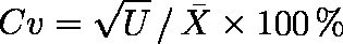 変動係数（Cv）